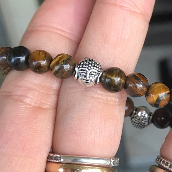 🔴SALE ! Men or women Tiger eye buddha bracelet - Picture 7 of 11